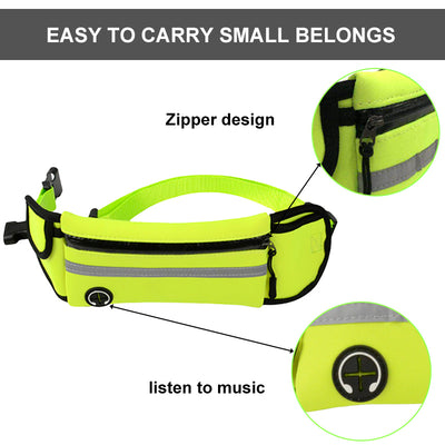 Correa de Tracción Deportiva con Bolsa de Cintura Reflectante e Impermeable - Image 6