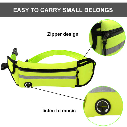 Correa de Tracción Deportiva con Bolsa de Cintura Reflectante e Impermeable - Image 6