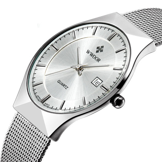 Reloj Casual Milano con Correa de Malla Resistente al Agua - Image 9