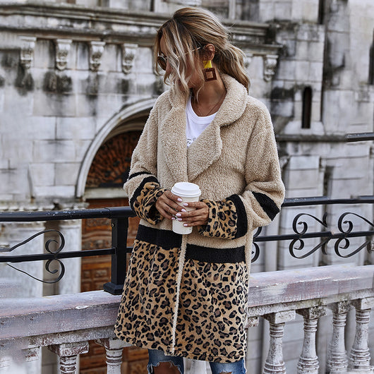 Abrigo de Cachemira Estampado Leopardo - Image 3