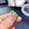 Natural tourmaline Ring Emerald Ring sapphire ring color sapphire ring supports detection Emerald ring