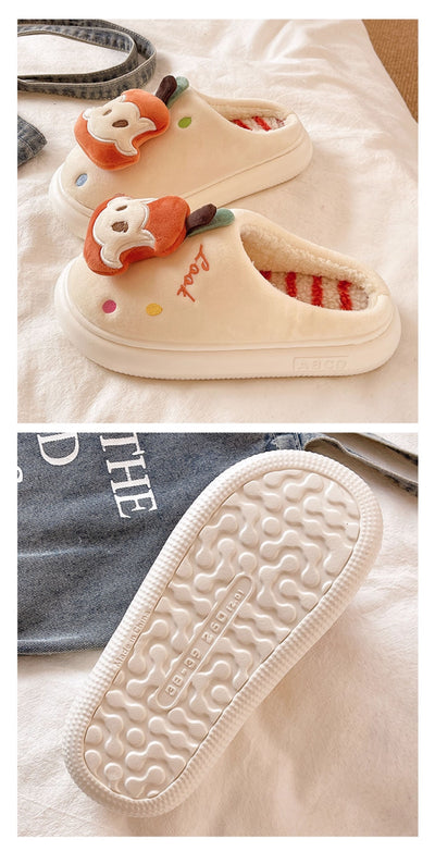 Pantuflas Térmicas de Algodón con Suela Antideslizante para Mujer - Image 11