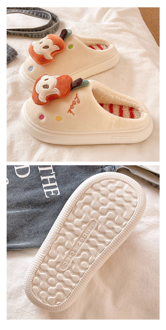Pantuflas Térmicas de Algodón con Suela Antideslizante para Mujer - Image 11
