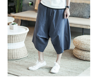 Pantalones Holgados de Algodón Estilo Chino - Corte Relajado Talla Grande Juventud - Image 3