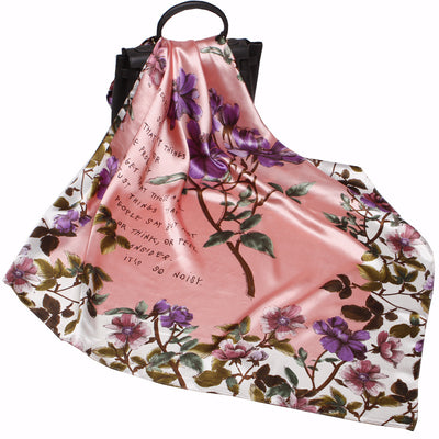 Pañuelo Musulmán Estampado en Seda Sintética con Diseño Floral - Image 10