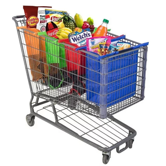Set de 4 Bolsas Reutilizables para Carrito de Compras - Image 4