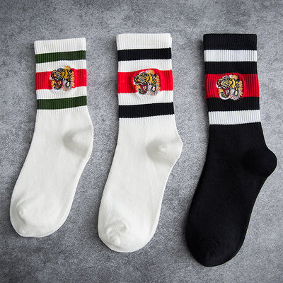 Calcetines con Tres Barras Bordadas - Image 6