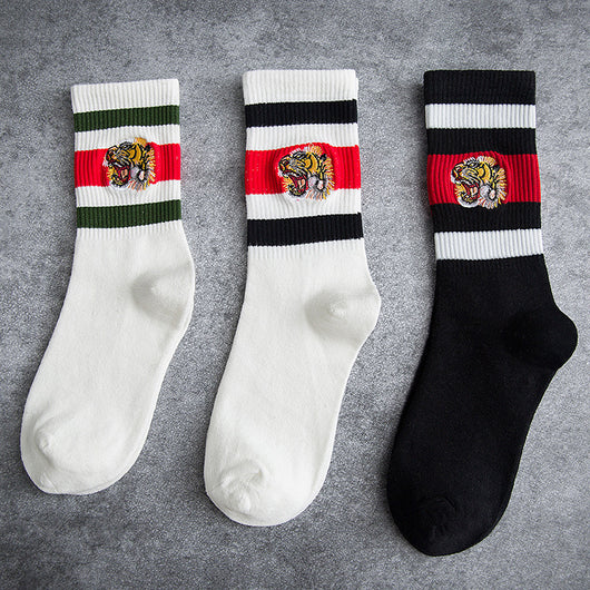 Calcetines con Tres Barras Bordadas - Image 6