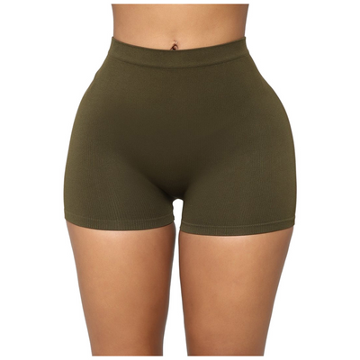 Shorts Ajustados de Cintura Alta con Elastano - Image 2