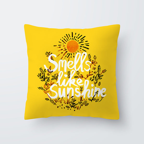 Funda de Almohada Hawaiana con Diseño Geométrico Amarillo - Image 51