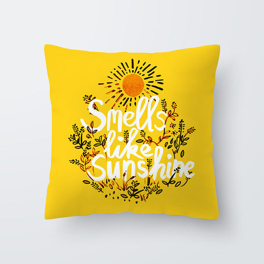 Funda de Almohada Hawaiana con Diseño Geométrico Amarillo - Image 51