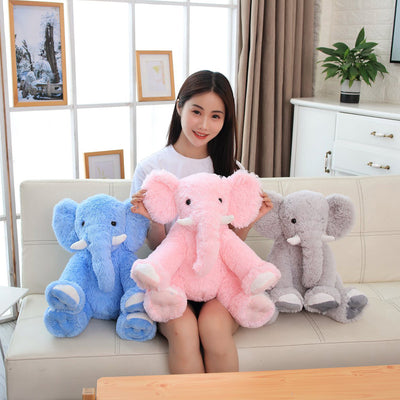 Almohada Peluche Elefante Multicolor para Niños - Image 3
