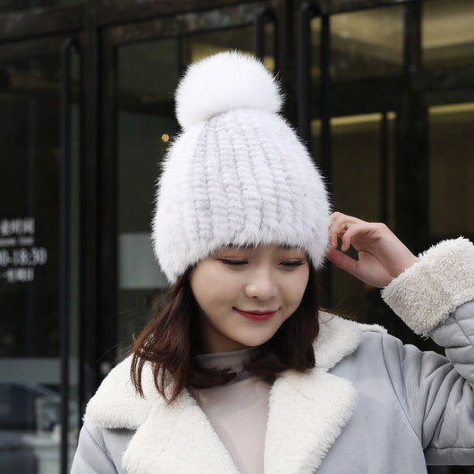 Gorro de Piel de Visón Coreano Premium - Calidez y Lujo - Image 15