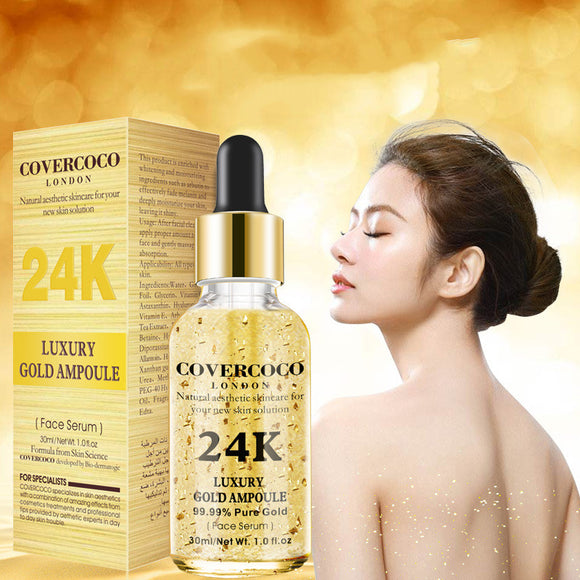 Crema Facial Hidratante con Oro 24K