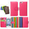 Funda de Cuero Sintético para iPhone con Soporte y Ranuras para Tarjetas