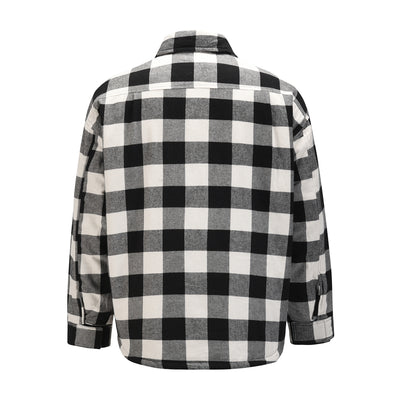 Chaqueta Cuadros Hombre y Mujer - Algodón Suelta y Cómoda - Image 10