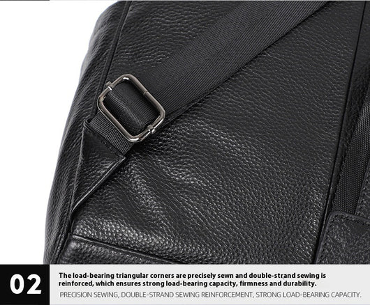 Mochila de Cuero Genuino Gran Capacidad Premium - Image 22