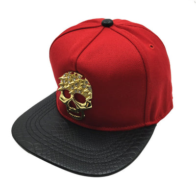 Gorra Hip-hop con Logo Calavera Metálica - Image 12