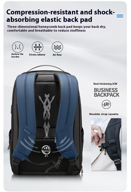 Mochila Ejecutiva de Gran Capacidad Multifuncional para Negocios - Image 11