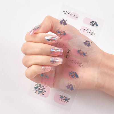 Stickers de Uñas Efecto Ojo de Gato con Detalles Dorados - Image 16