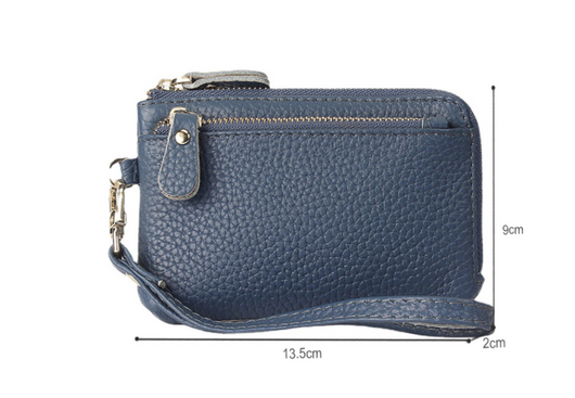 Cartera de Cuero para Mujer con Cierre de Cremallera y Monedero - Image 12