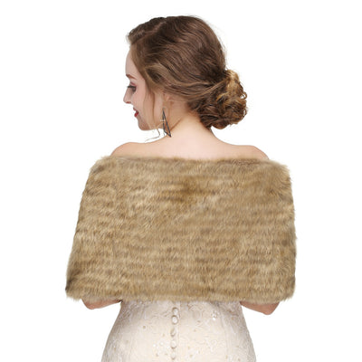 Estola de Piel de Zorro para Novia - Chal Elegante Invierno - Image 88