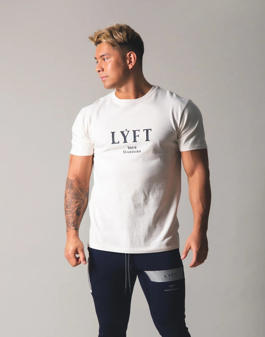 Playera Deportiva Hombre Cuello Redondo Algodón 100% Fitness Manga Corta