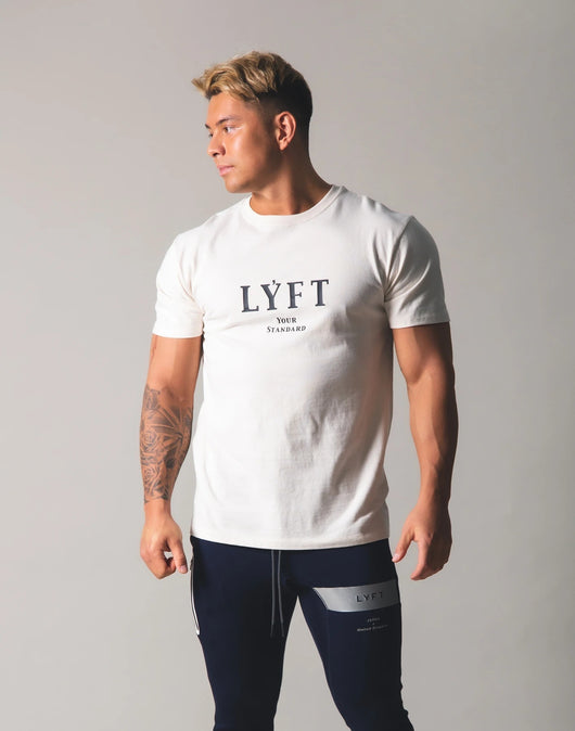 Playera Deportiva Hombre Cuello Redondo Algodón 100% Fitness Manga Corta