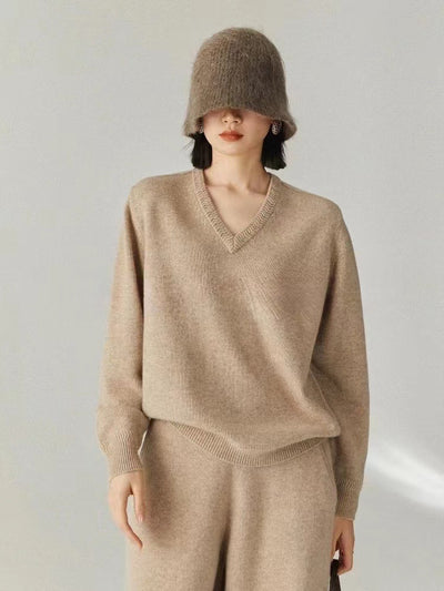 Suéter Tejido Escote en V para Mujer - Image 34