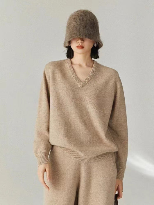 Suéter Tejido Escote en V para Mujer - Image 34