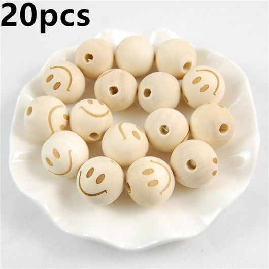 Cuentas de Madera Grabadas a Láser para Joyería DIY - Image 11