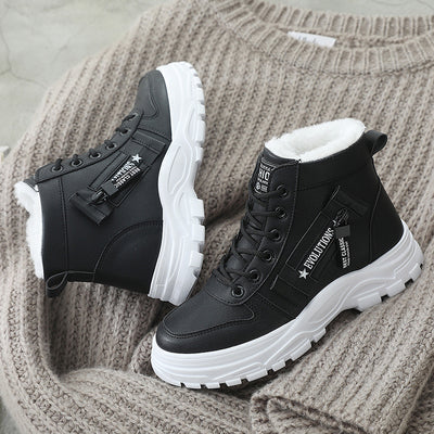 Botas Cortas de Terciopelo Cálidas para Nieve con Forro de Algodón - Image 6
