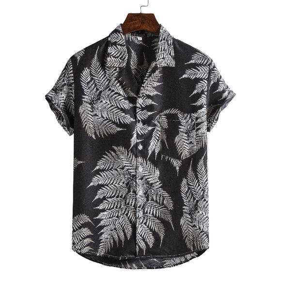 Camiseta de Playa para Hombre con Estampado Moderno