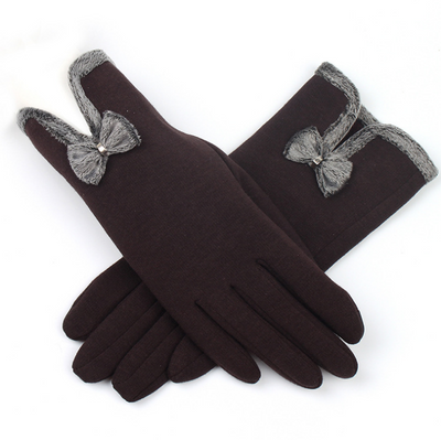Guantes Térmicos de Invierno para Mujer con Pantalla Táctil y Lazo Decorativo - Image 5