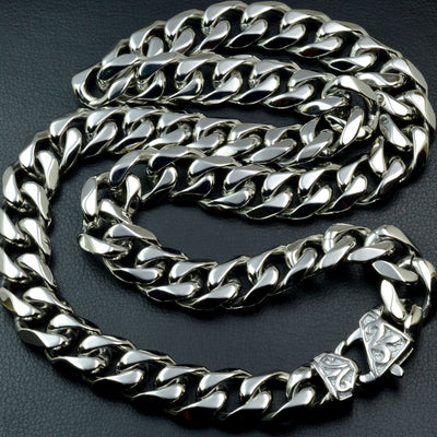 Cadena Gruesa Hip Hop para Estudiantes - Accesorios de Estilo Urbano - Image 4
