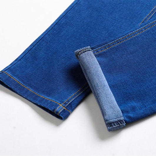 Pantalones Vaqueros Rectos Elásticos para Hombre - Image 3