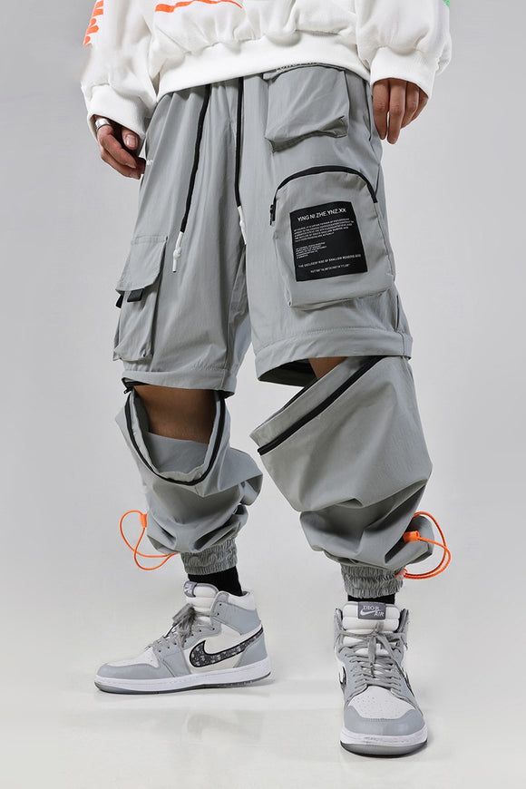 Pantalones de Trabajo Casual con Múltiples Bolsillos y Corte Holgado