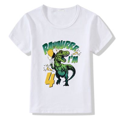 Playera de Cumpleaños Números 1-9 para Niños - Image 4