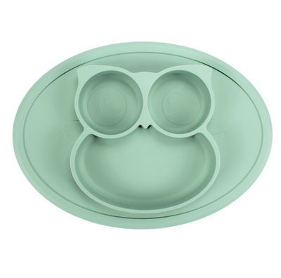 Plato Infantil de Silicona Integrada Grado Alimenticio - Bandeja Antideslizante para Niños - Image 4