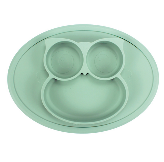 Plato Infantil de Silicona Integrada Grado Alimenticio - Bandeja Antideslizante para Niños - Image 4