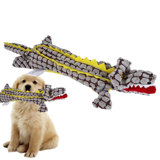 Juguetes para Perros Resistentes con Sonido - Diseños de Animales en Corduroy - Image 4