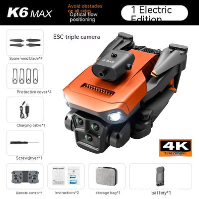 Dron K6 MAX con Triple Cámara HD - Fotografía Aérea Profesional con Evitación de Obstáculos - Image 6