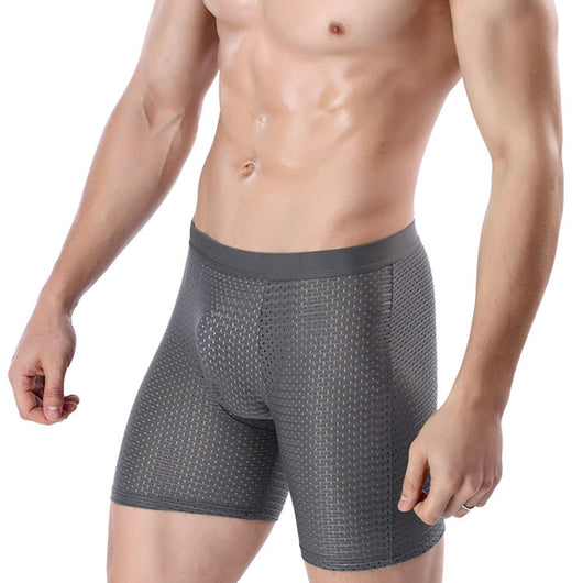 Bóxer Largo Deportivo de Malla Transpirable para Hombre - Image 8