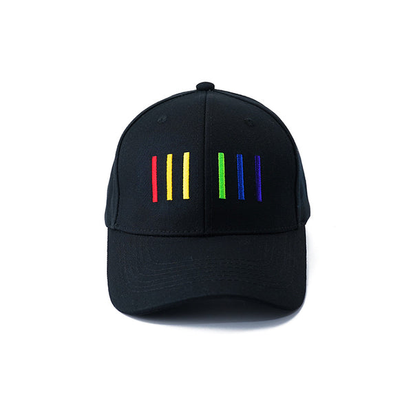 Gorra Bordada Arcoíris de Seis Colores - Image 10