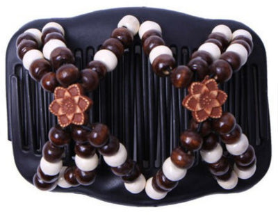 Peine Mágico Elástico con Perlas para el Cabello - Clip Accesorio Versátil - Image 2