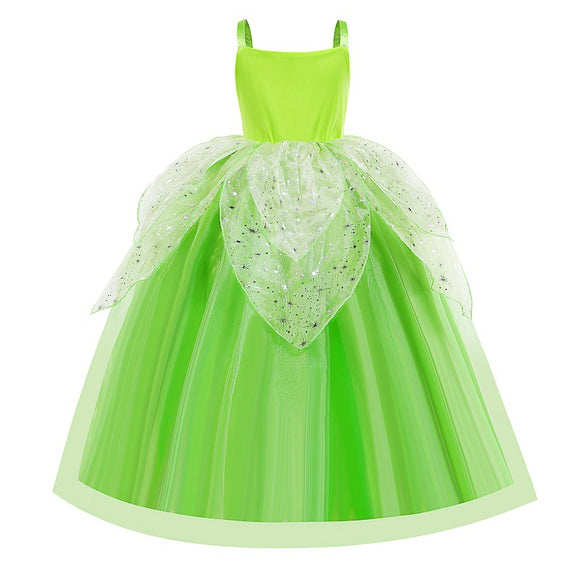 Vestido de Hada Tinker Bell para Niñas Tiana