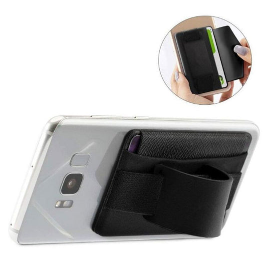 Soporte Adhesivo de Licra para Tarjetas y Teléfono