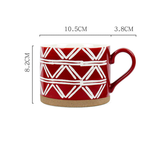 Taza de Cerámica Artesanal Pintada a Mano - Diseño Personalidad Creativa - Image 3
