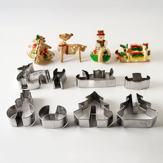Juego de 8 Moldes para Postres Navideños - Image 2