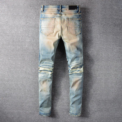 Jeans Slim Fit con Costuras en las Rodillas - Image 3